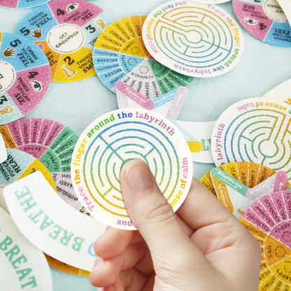 150PCS Calm Stickers Set 5 Styles Tactile Rough Textured Stickers Creative Sensory Stickers