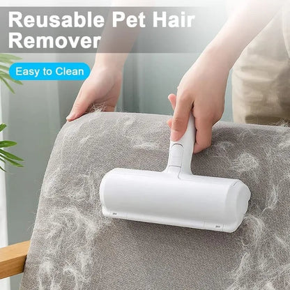 Pet Hair Remover Roller Cleaning Lint Sticky Hair Brush Hair Cleaner Dog Cat Hair Remover Pet Supplies Brush for Sofa Clothe